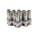 HDView 10PCS CCTV Male BNC Compression Connector RG59 Coax Cable Adapter for Security Camera