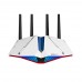 ASUS RT-AX82U AX5400 Dual-band WiFi 6 Gaming Router GUNDAM EDITION, Mesh WiFi, Lifetime Free Internet Security, Dedicated Gaming Port, Mobile Game Boost, MU-MIMO, Streaming & Gaming, AURA RGB lighting